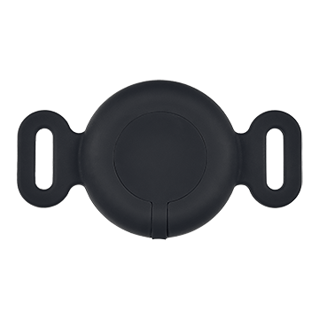 QR Code Medical ID Tag with Location Tracker Black, Black, large image number 1